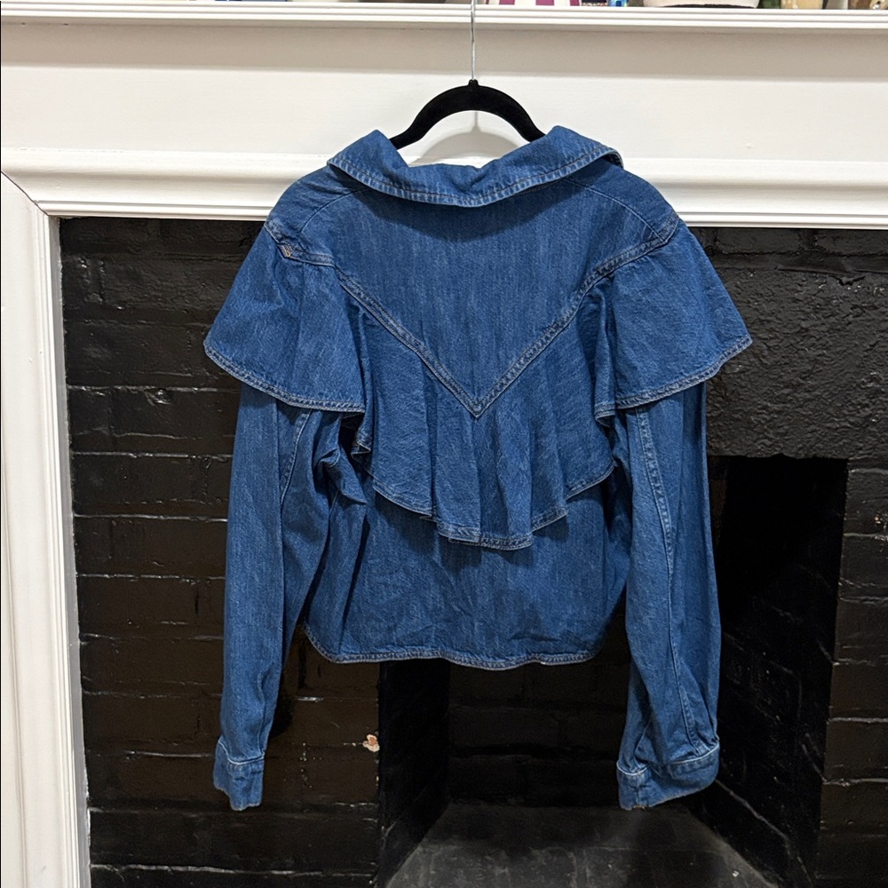 H&M Ruffle Shirt - Picture 2 of 3